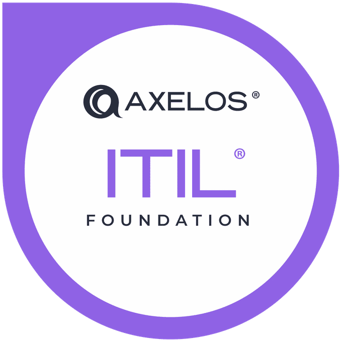 Badge ITIL 4 Foundation